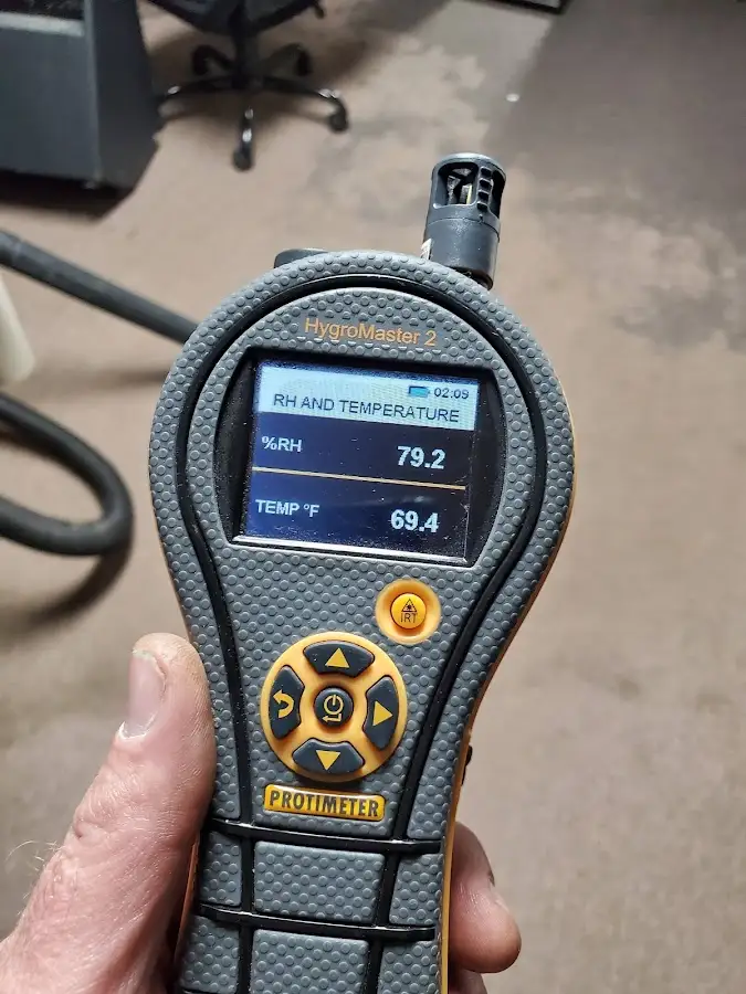 Moisture meter humidity assessment for Fire & Smoke Damage Restoration in Waterloo
